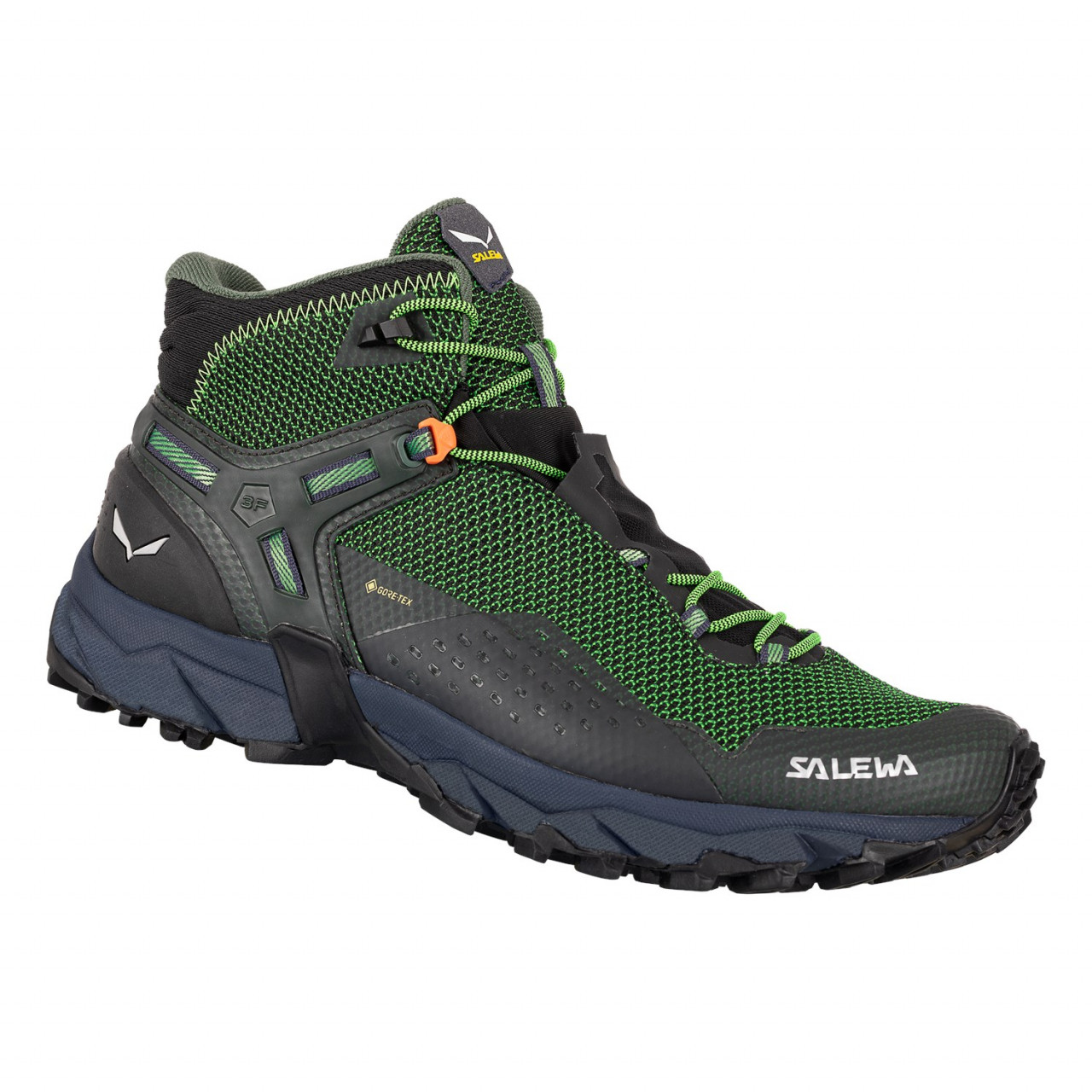 Zapatillas De Montaña Hombre Chile - Salewa Ultra Flex 2 Mid GORE-TEX® - Verde - FVAM-24193